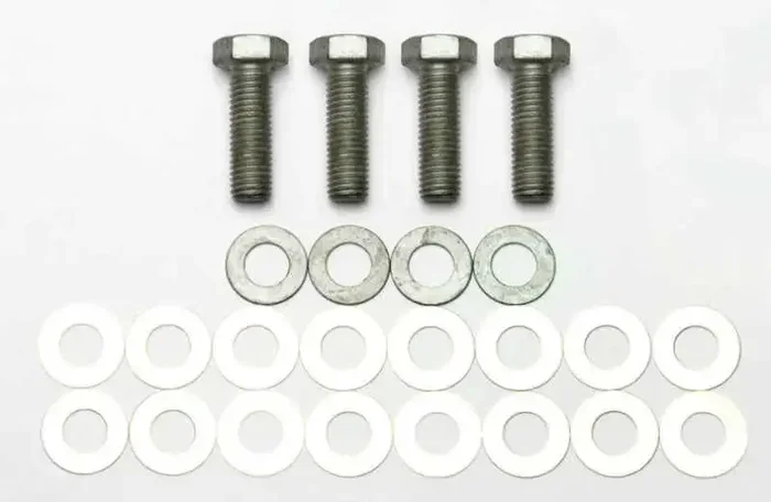 Wilwood Bolt Kit – M14-2 x 45mm Hex Head w/ Washers and Shims – 4 Pack