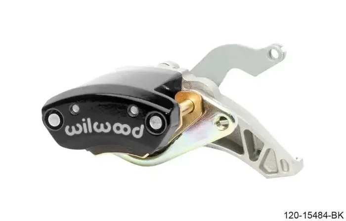 Wilwood Caliper – MC4 Mechanical Right Hand – Black 1.19in Piston 1.10in Rotor – Black