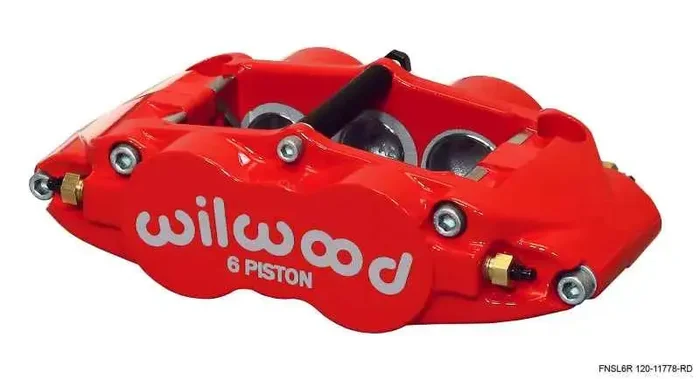 Wilwood Caliper-Narrow Superlite 6R-RH – Red 1.62/1.12/1.12in Pistons 1.25in Disc