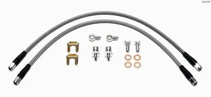 Wilwood Flexline Kit D52 Caliper 18in w/ Banjo 10mm -3/8-24 Chassis