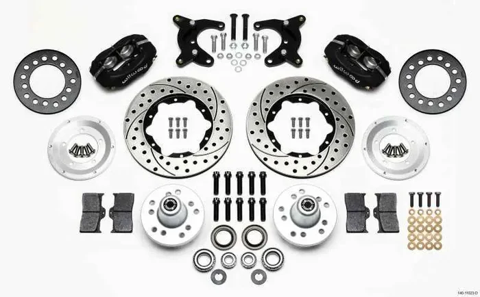 Wilwood Forged Dynalite Front Kit 11.00in Drilled 65-72 CDP A Body – 10in Drum