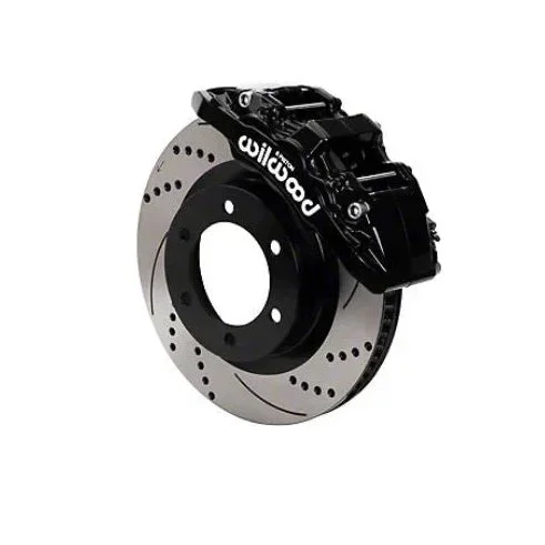 Wilwood Front Big Brake Kit (Black Calipers/Drilled & Slotted Rotors)(2022-2024 Tundra)