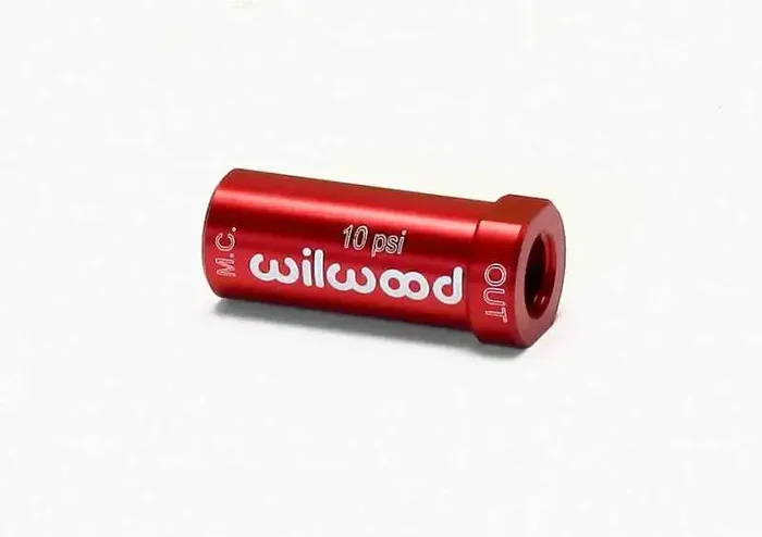 Wilwood Residual Pressure Valve – New Style 10 / Red