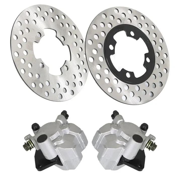Yamaha Grizzly 350 2007-2012 Front Brake Calipers & Rotors Set YFM350G